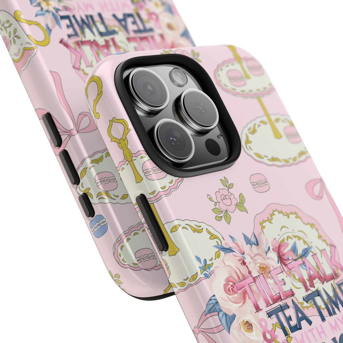 Tea Time Mahjong Phone Case - Stylish Tough Phone Case for Gamers, Tea Lovers, Unique Gift, Protection, Fun Design