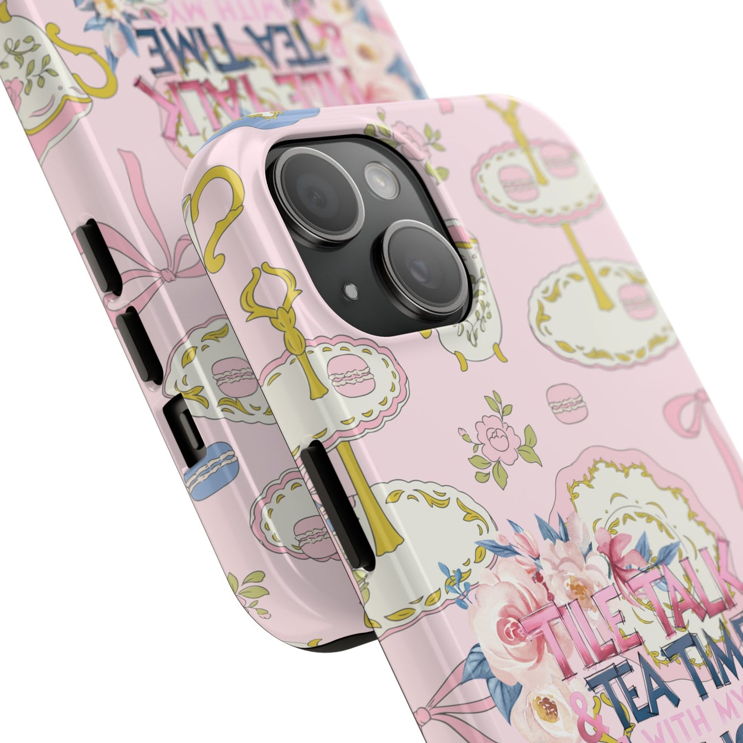 Tea Time Mahjong Phone Case - Stylish Tough Phone Case for Gamers, Tea Lovers, Unique Gift, Protection, Fun Design