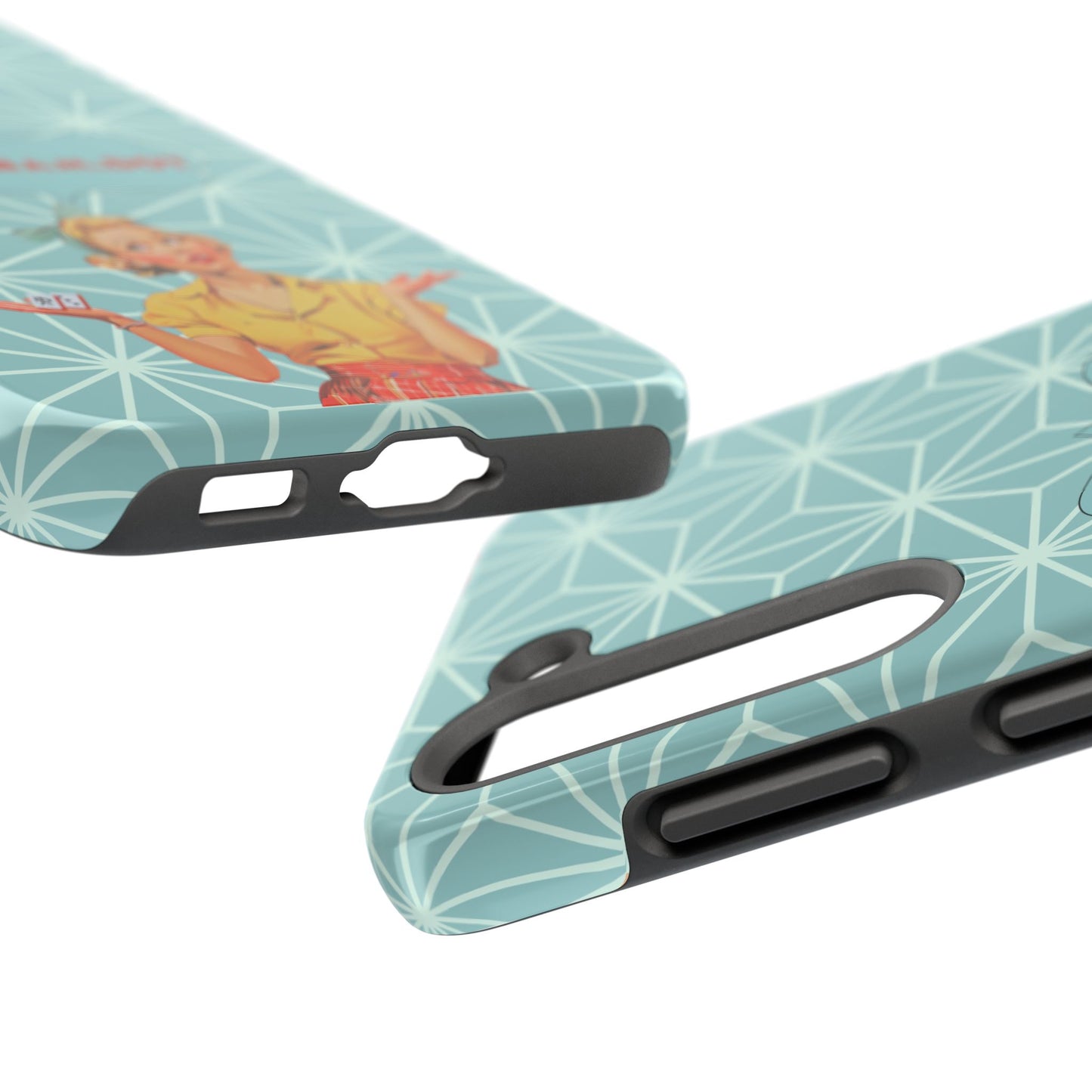 Mahjong Funny Phone Case, Crack Bam Dot Vintage Style, Funny Gift for Friends, Durable Protection, Perfect for Any Occasion