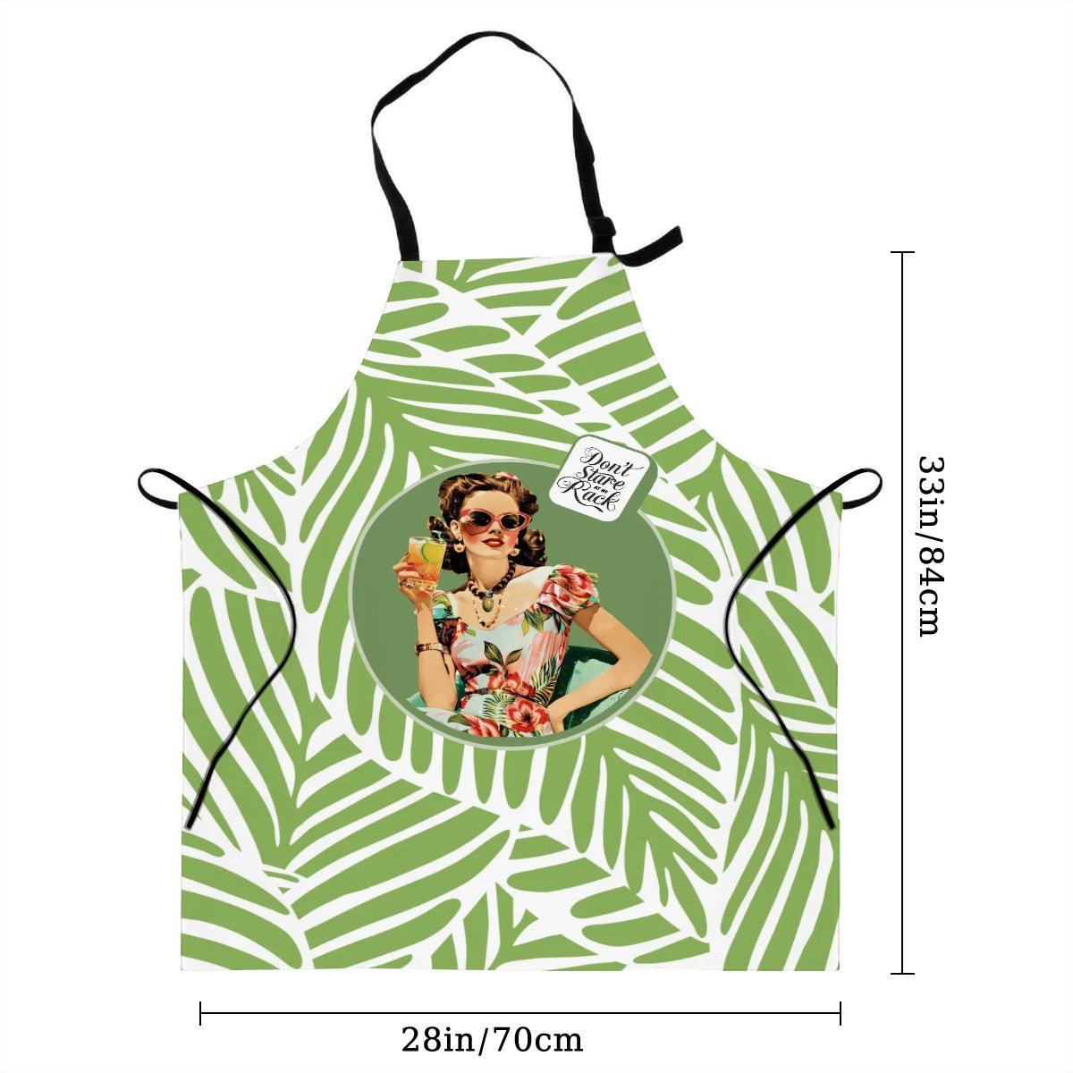 Funny Mahjong Apron Gift, Don't Stare At My Rack Waterproof Apron with Pockets - Splash Of Mahj And Color Co.