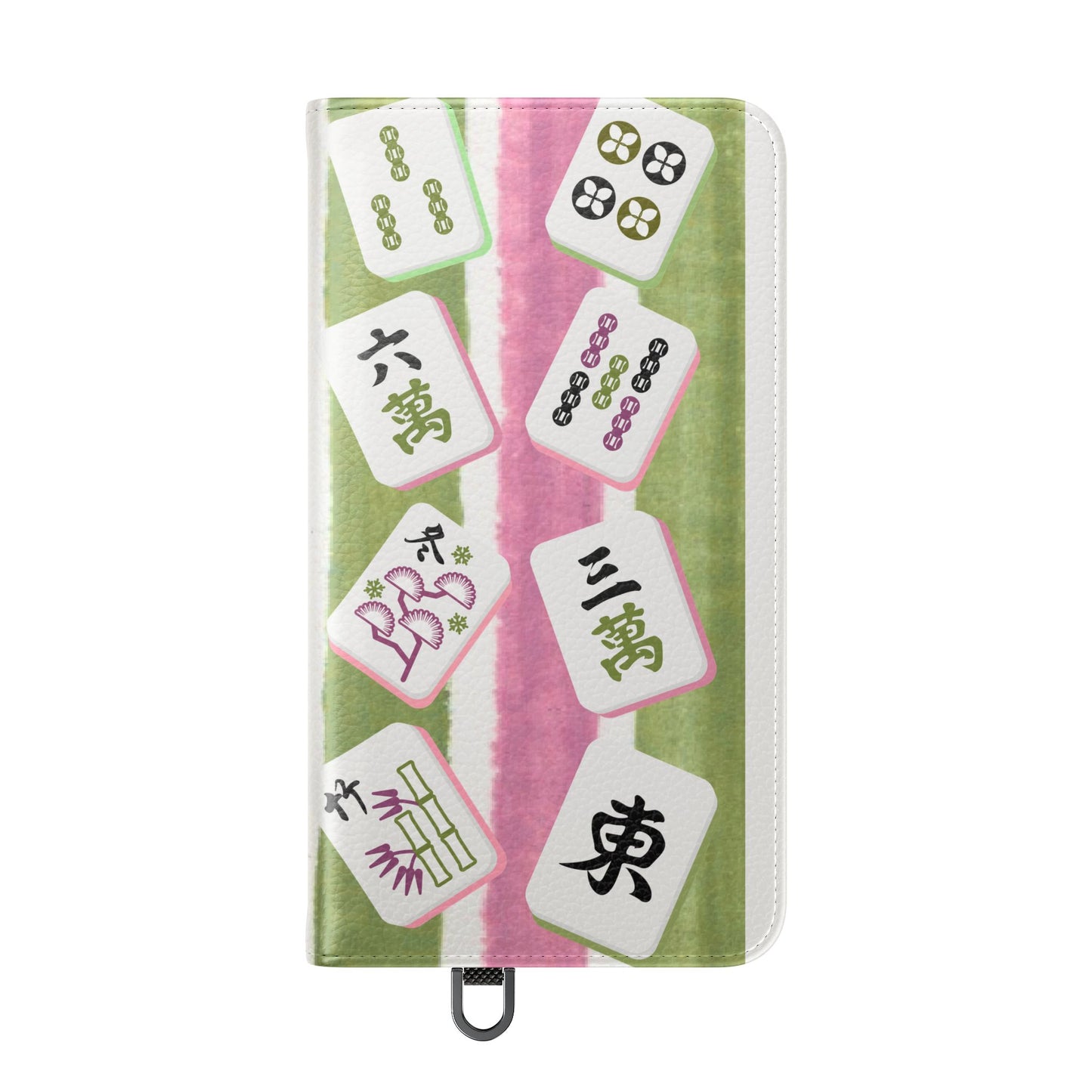 Colorful Mahjong Flip Cases for Phones, Unique Phone Cover, Gift for Gamers, Handheld Device Protection, Stylish Phone Accessory