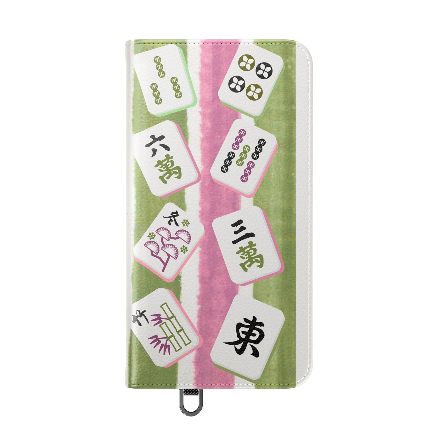 Colorful Mahjong Flip Cases for Phones, Unique Phone Cover, Gift for Gamers, Handheld Device Protection, Stylish Phone Accessory