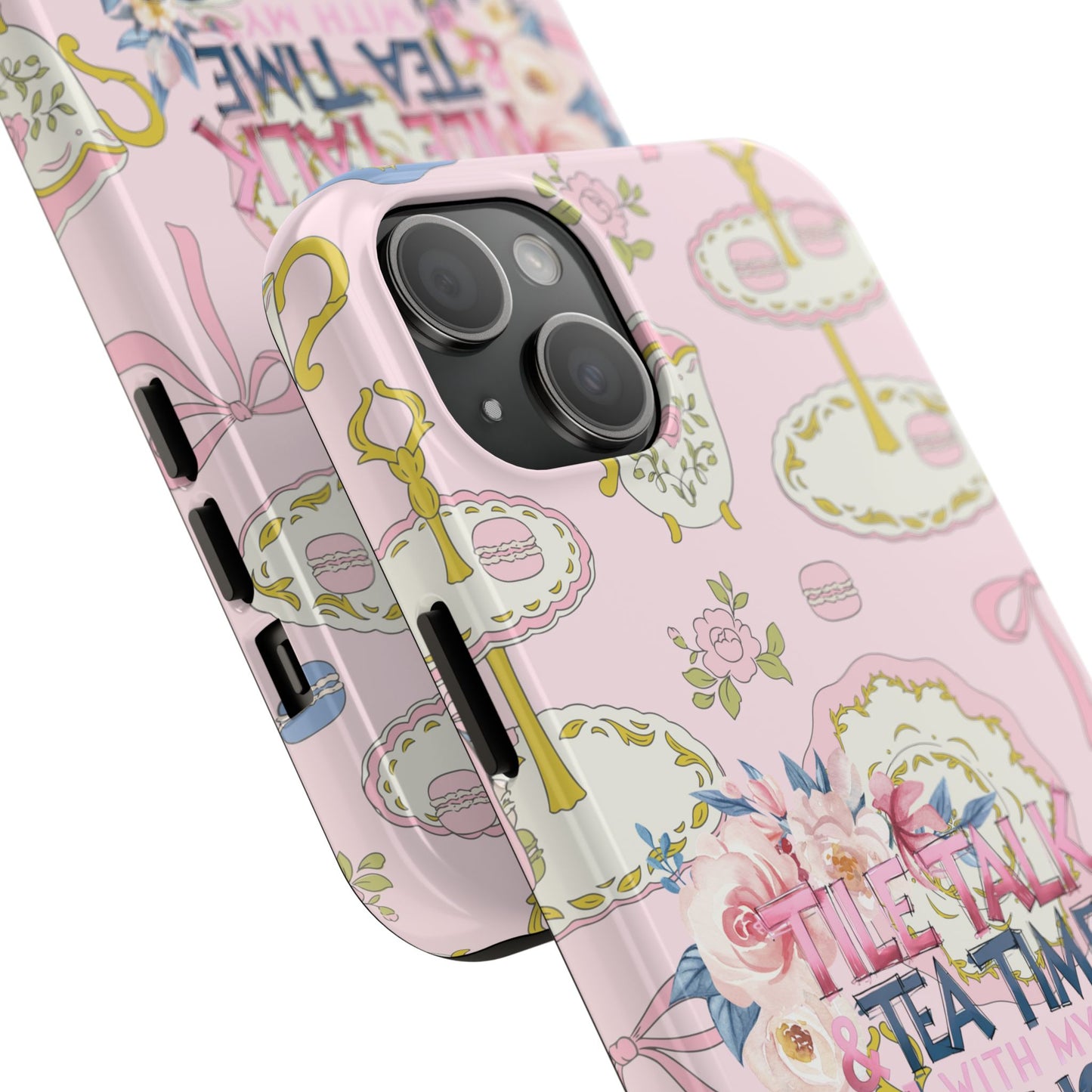 Tea Time Mahjong Phone Case - Stylish Tough Phone Case for Gamers, Tea Lovers, Unique Gift, Protection, Fun Design