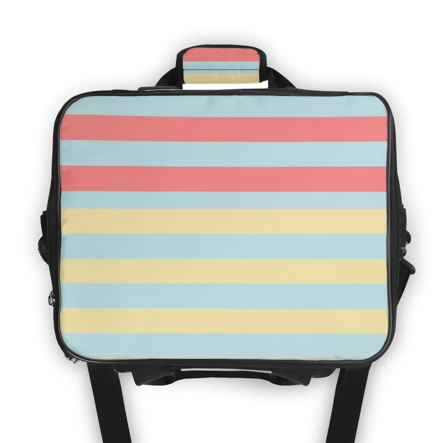Nautical Sardine Tinned Fish Preppy Striped Cooler Bag
