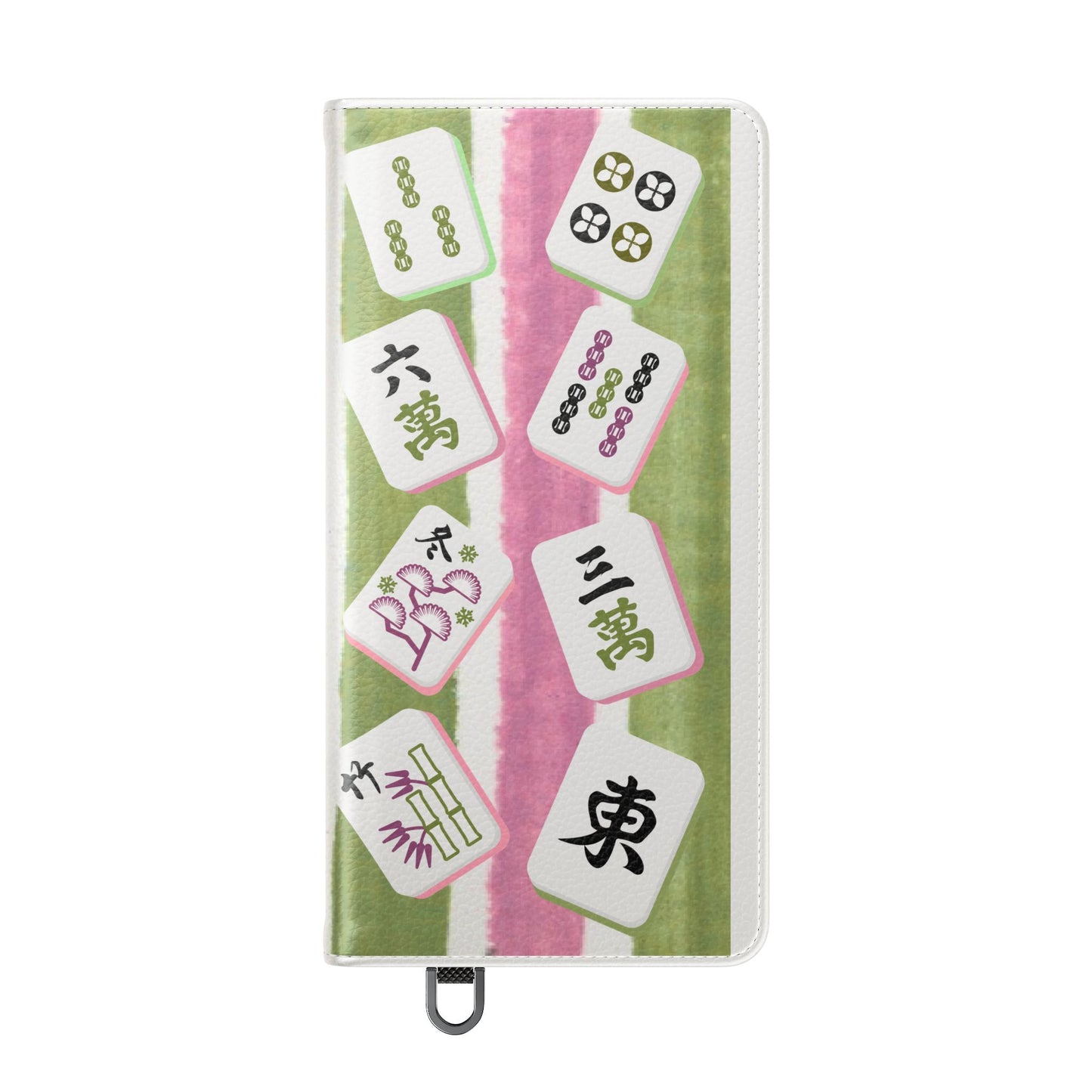 Colorful Mahjong Flip Cases for Phones, Unique Phone Cover, Gift for Gamers, Handheld Device Protection, Stylish Phone Accessory