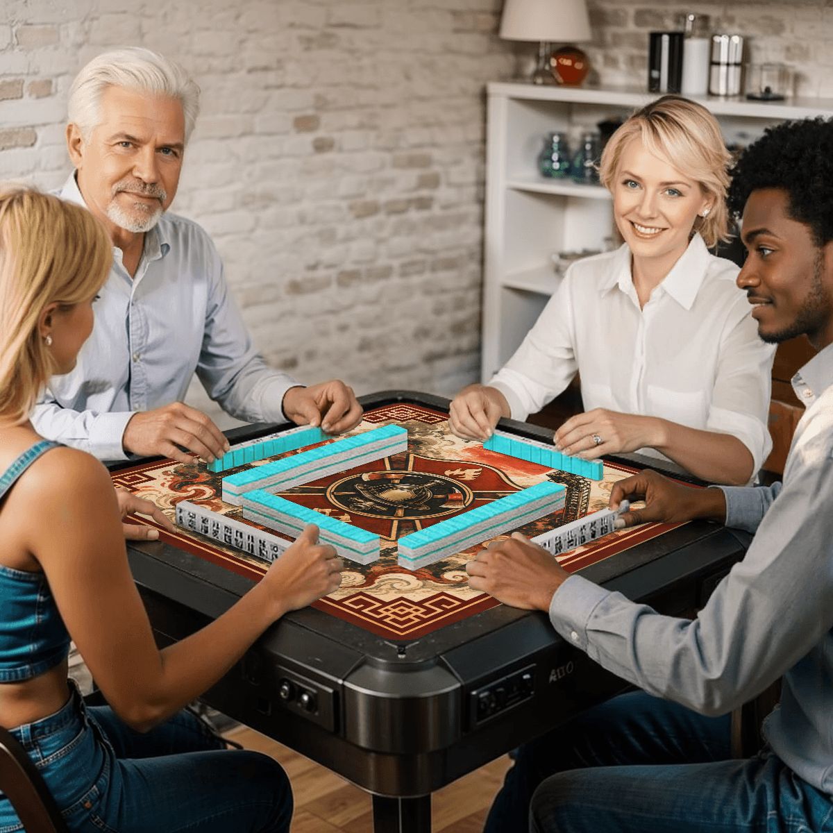 Firefighters Mahjong Mat
