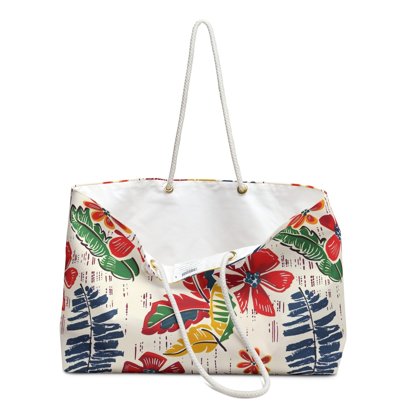 Tropical Floral Heritage Weekender Bag, Travel Tote, Mahjong Accessory Bag