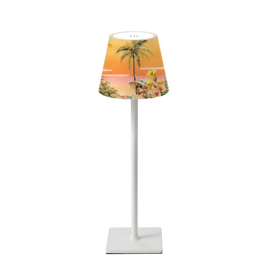 Vintage Heritage Sunset Mahjong LED Cordless Table Lamp - Splash of Color Co.