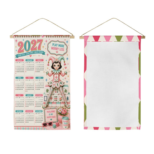 Mahjie The Mahjong Mascot 2027 Wall Calendar