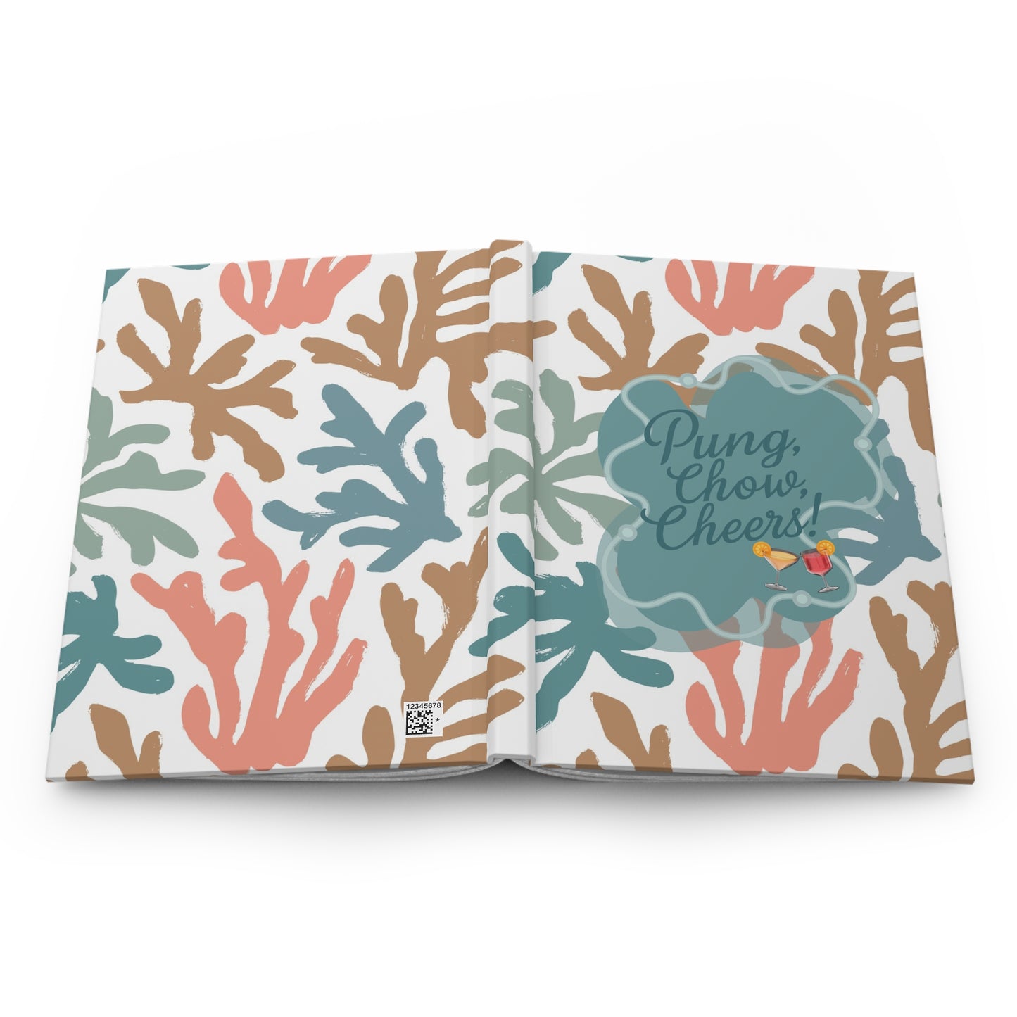 Mahjong Pung Chow Cheers Tropical Coral Reef Cute Notebook