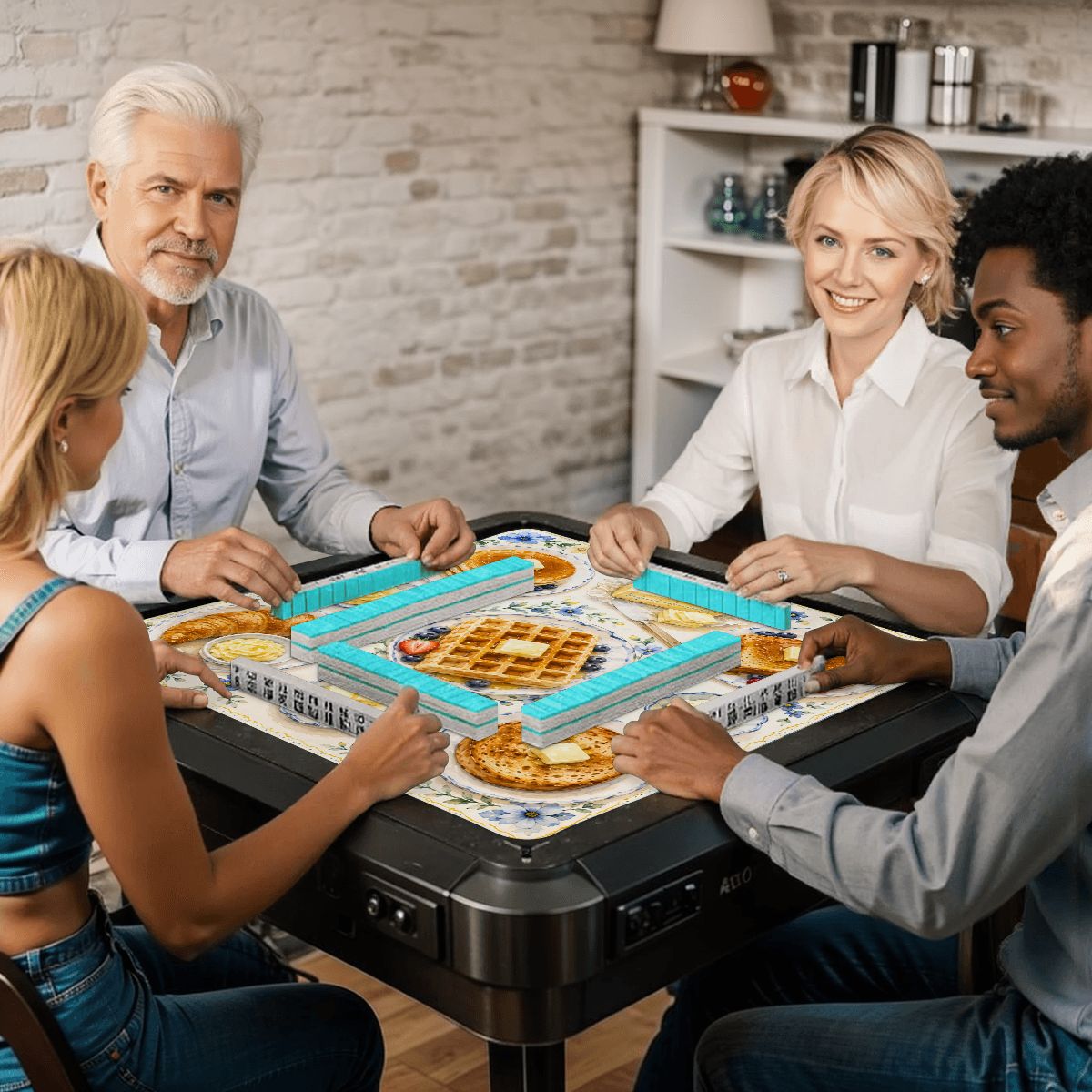 Everything's Better With Butter Mahjong Brunch Mat