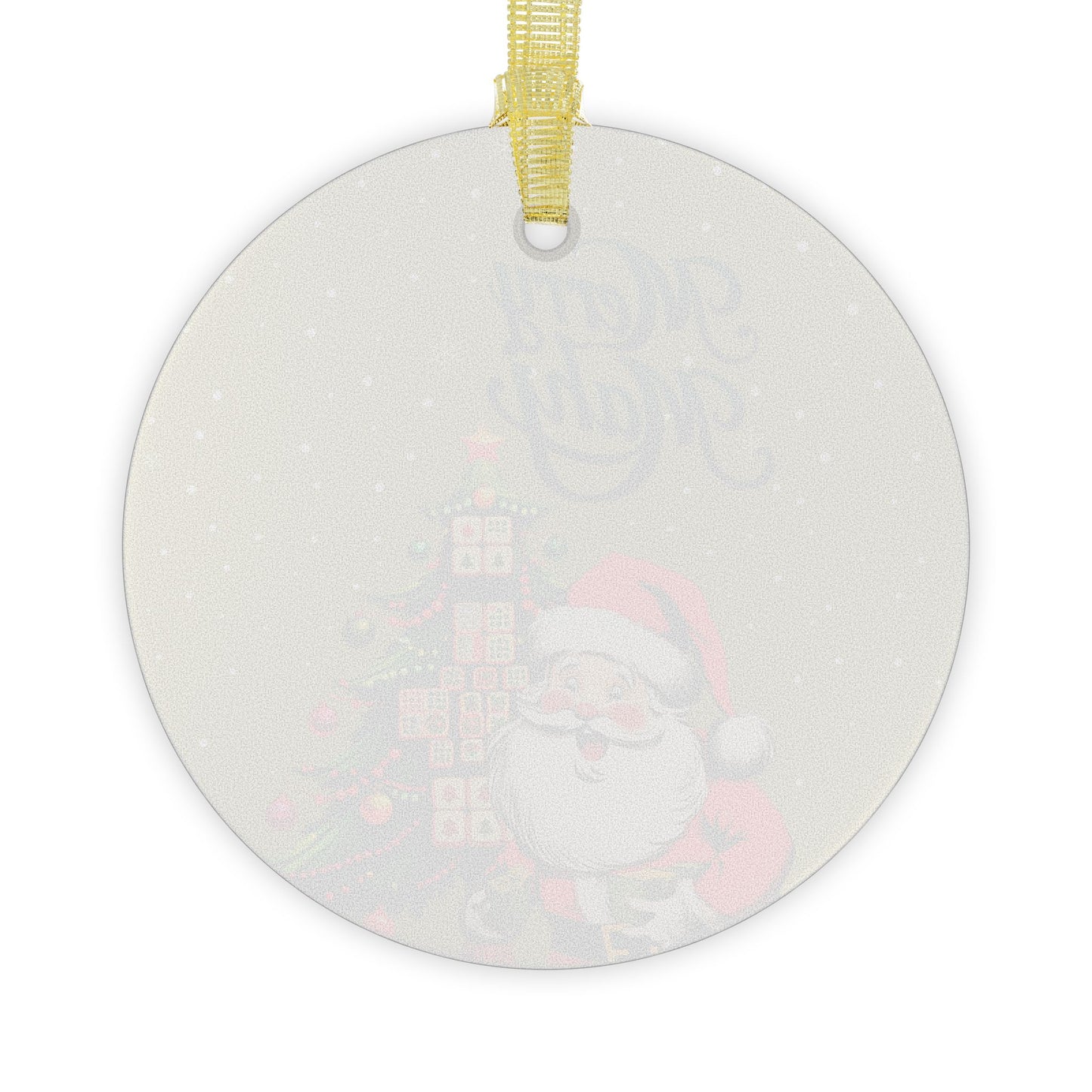 Merry Mahj Mahjong Christmas Nostalgic Santa Mahj Whimsical Tile Tree Holiday Ornament