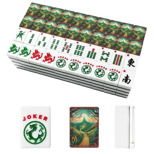 Off To See The Wizard Magical Oz Themed American Mahjong Tiles With Carry Case - Splash of Color Co.