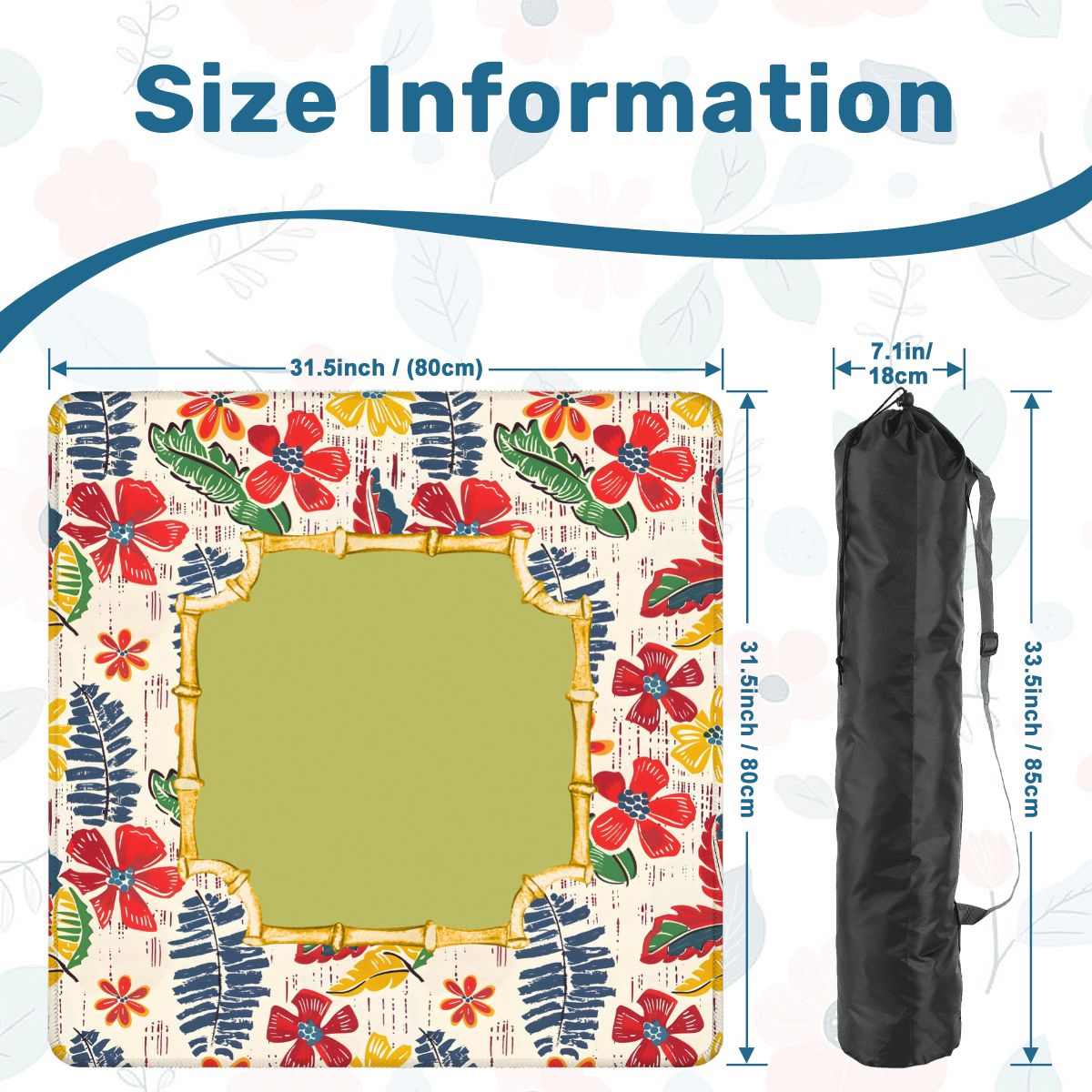 Heirloom Vintage Floral Preppy, Heritage Collection Mahjong Mat