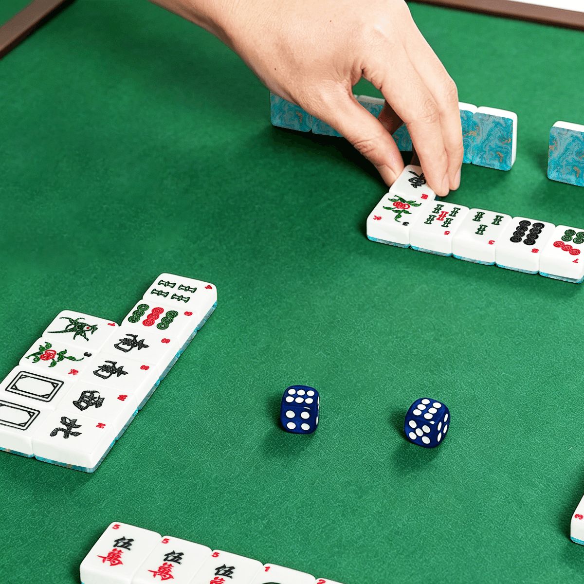 Aruba Oceanic American Mahjong Tiles And Carry Case - Splash Of Mahj And Color Co.