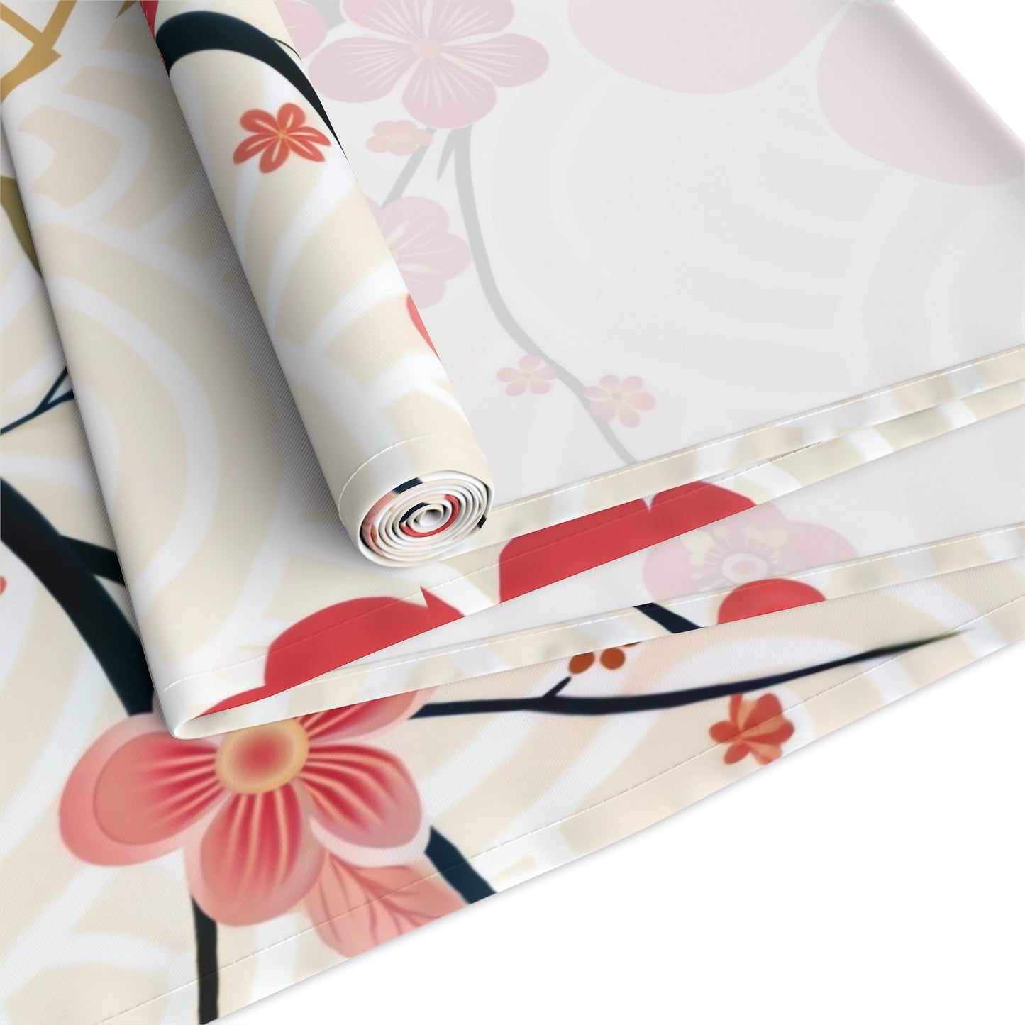 Asian Inspired Mahjong Elegant Floral Table Runner for Dining, Perfect Gatherings, Mahj Parties Weddings, Holidays, and Special Occasions