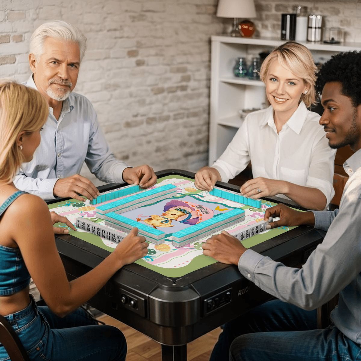 Chic & Giggles Springtime Bliss Mahjong Mat - Splash of Color Co.