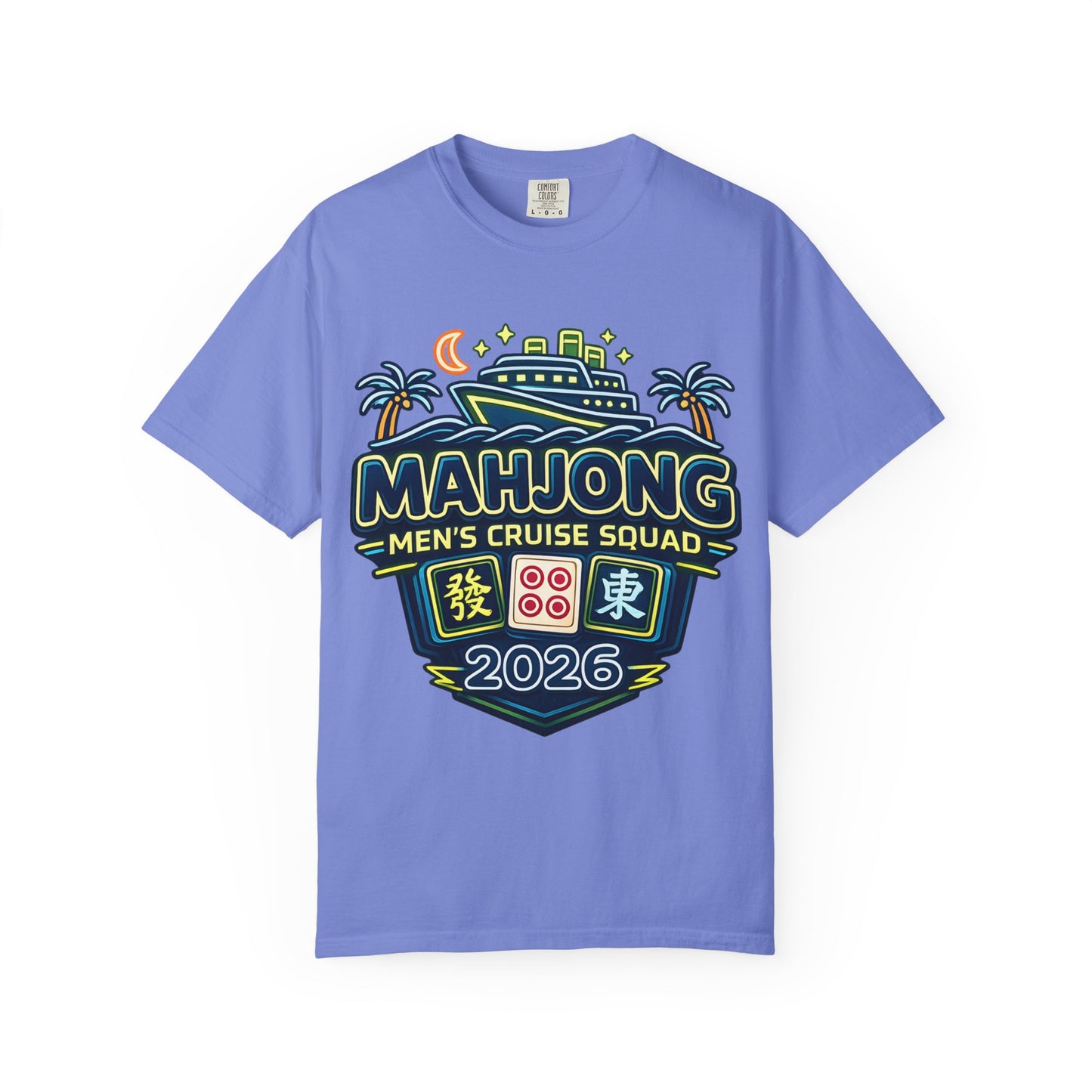 Mahjong Men's Cruise Squad 2026 T-Shirt - Splash of Color Co.