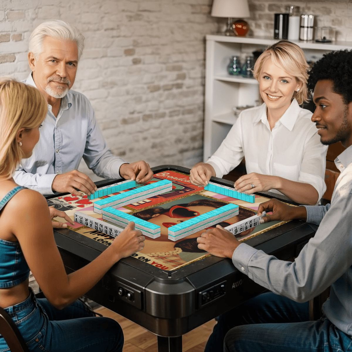 The Era Of Mahjong Looks Good On You Mahjong Mat - Splash of Color Co.