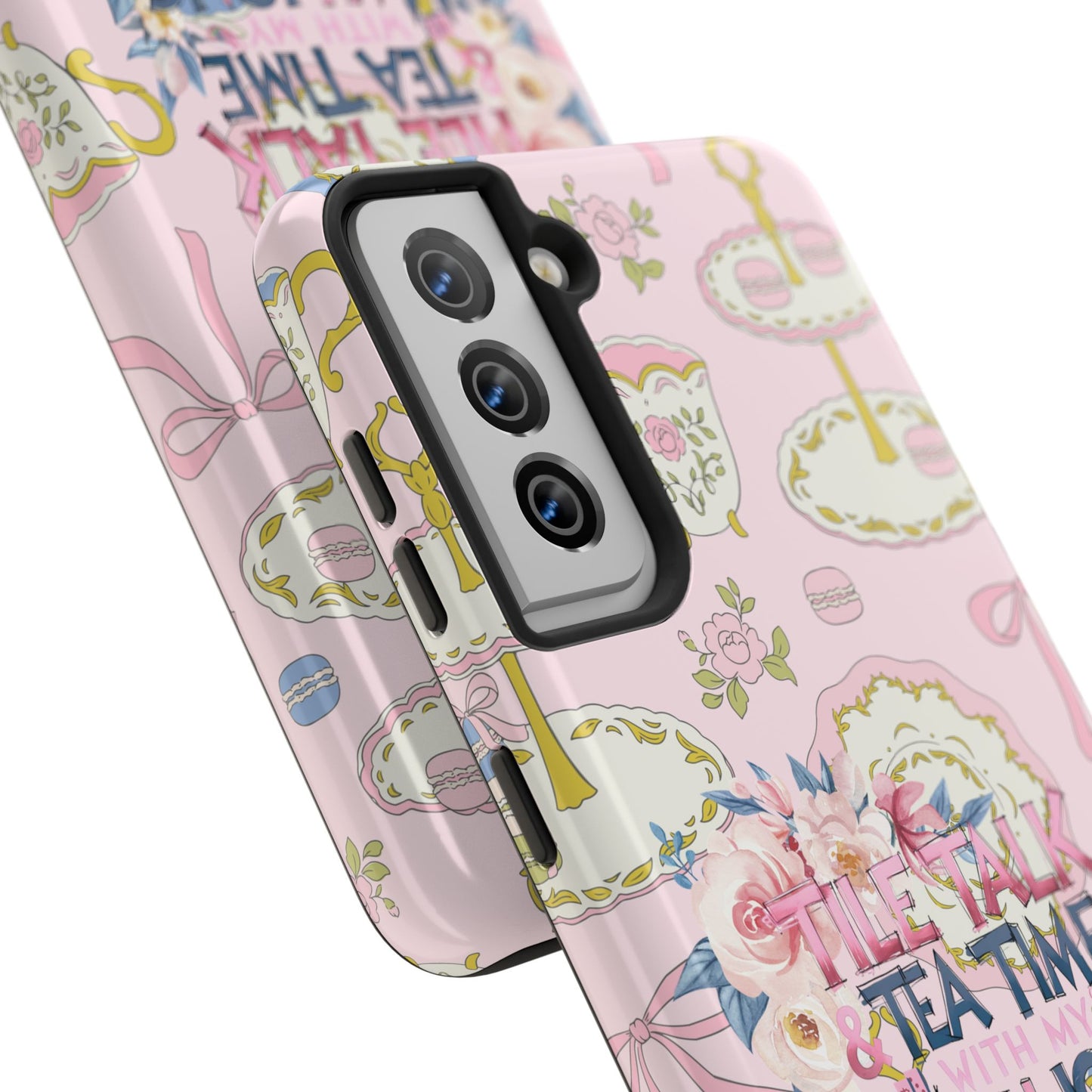 Tea Time Mahjong Phone Case - Stylish Tough Phone Case for Gamers, Tea Lovers, Unique Gift, Protection, Fun Design