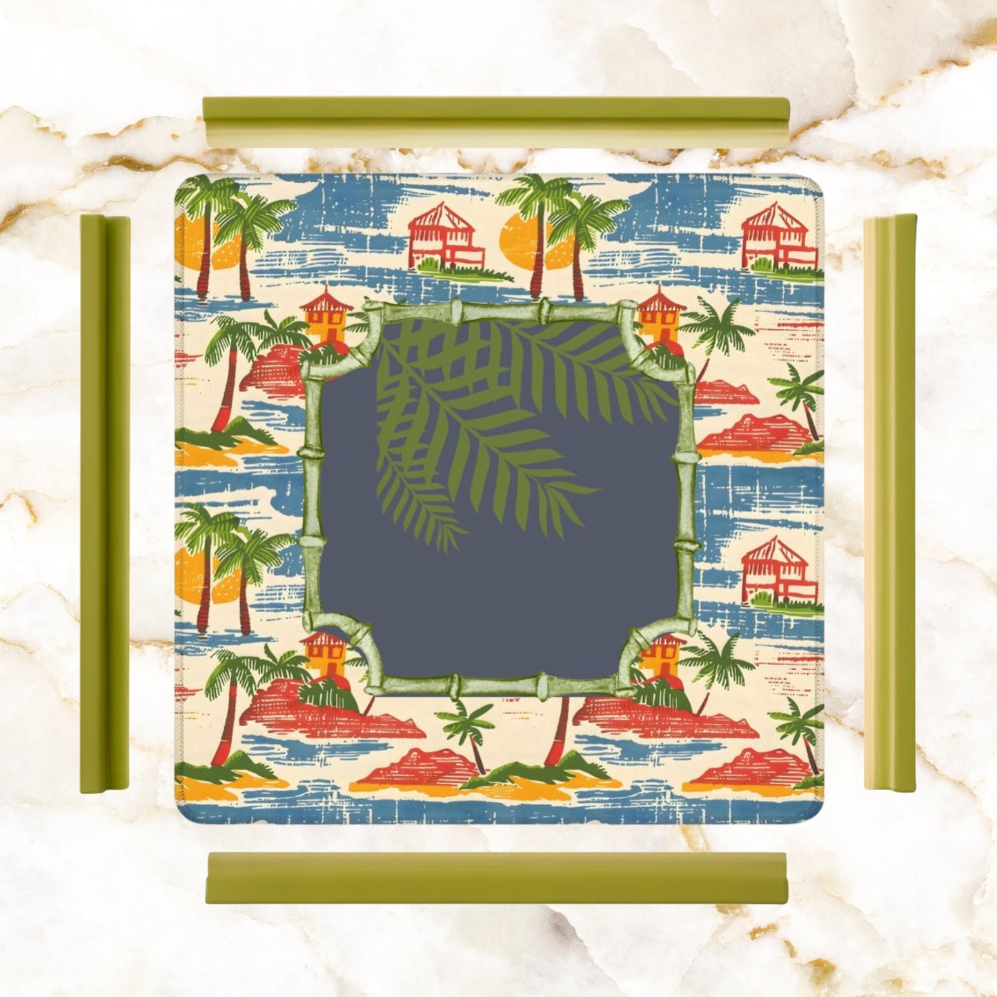 Old World Vintage Florida Beach Heritage Collection Mahjong Mat