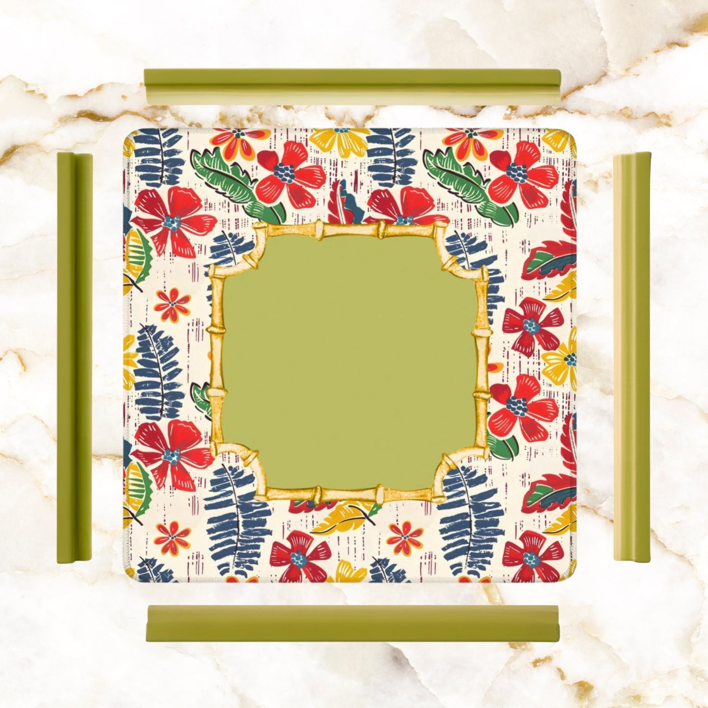 Heirloom Vintage Floral Preppy, Heritage Collection Mahjong Mat
