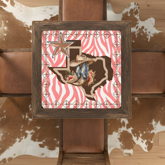 Knocking Boots Texas Mahjong Mat Boho Wildflower - Splash of Color Co.