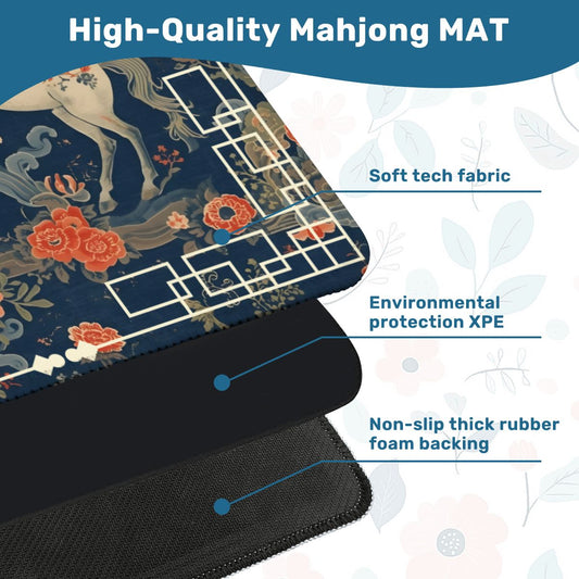 Year of the Fire Horse 2026 Limited Edition Mahjong Mat - Splash of Color Co.