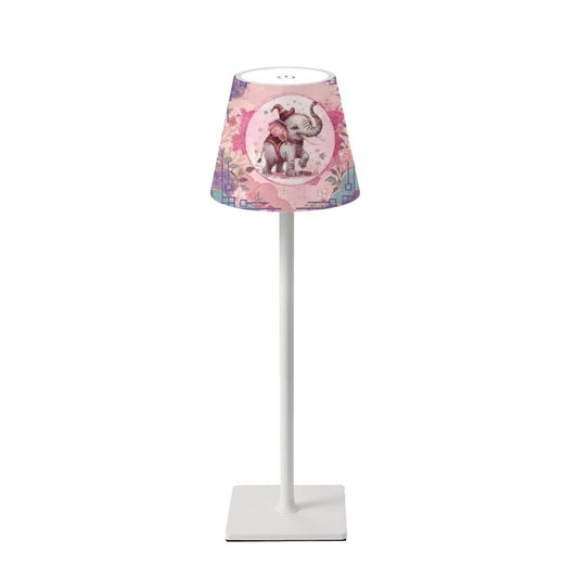 Tilley Tusk Whimsical Mahjong LED Cordless Table Lamp - Splash of Color Co.