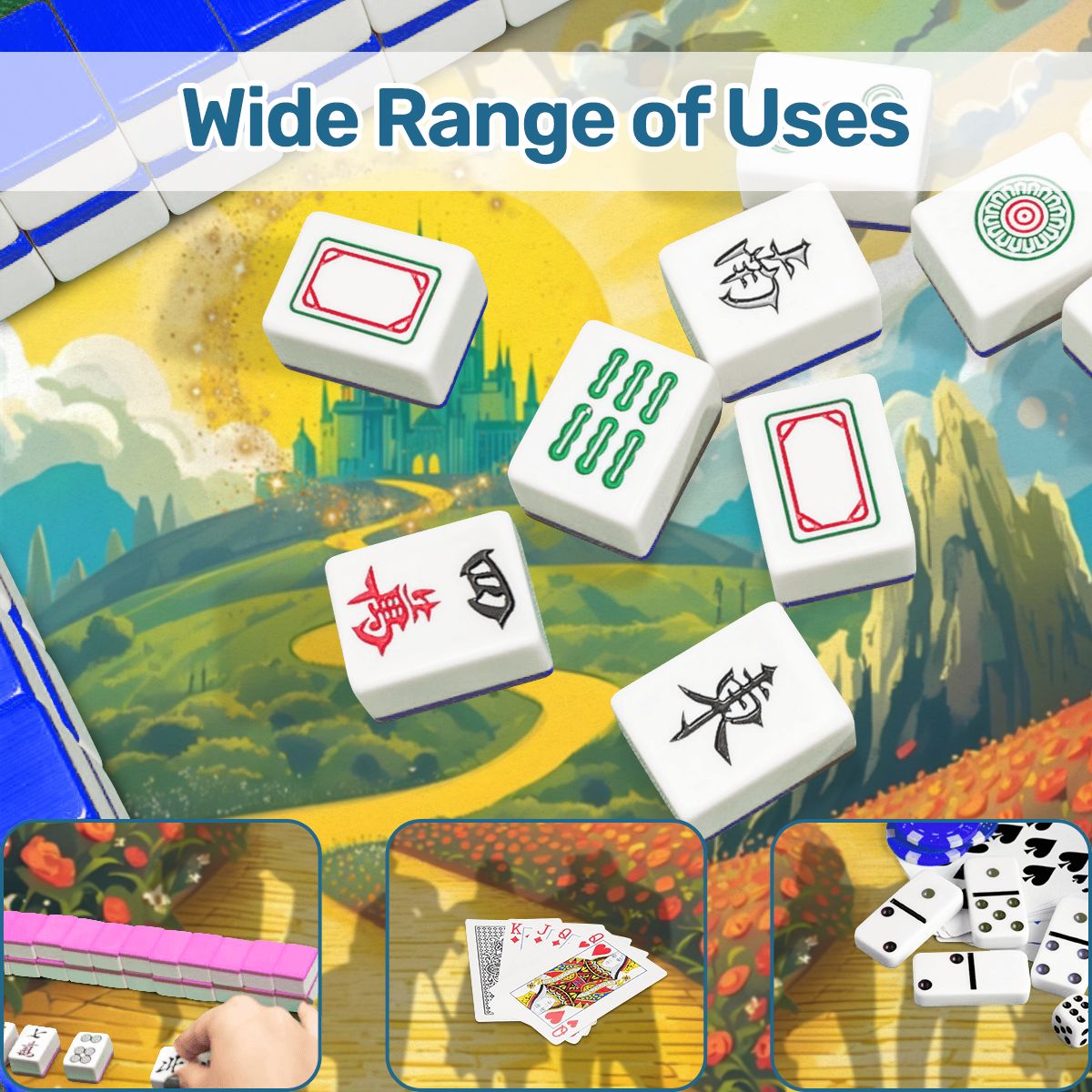 Wizard Of Oz Scalloped Mahjong Mat - Splash of Color Co.