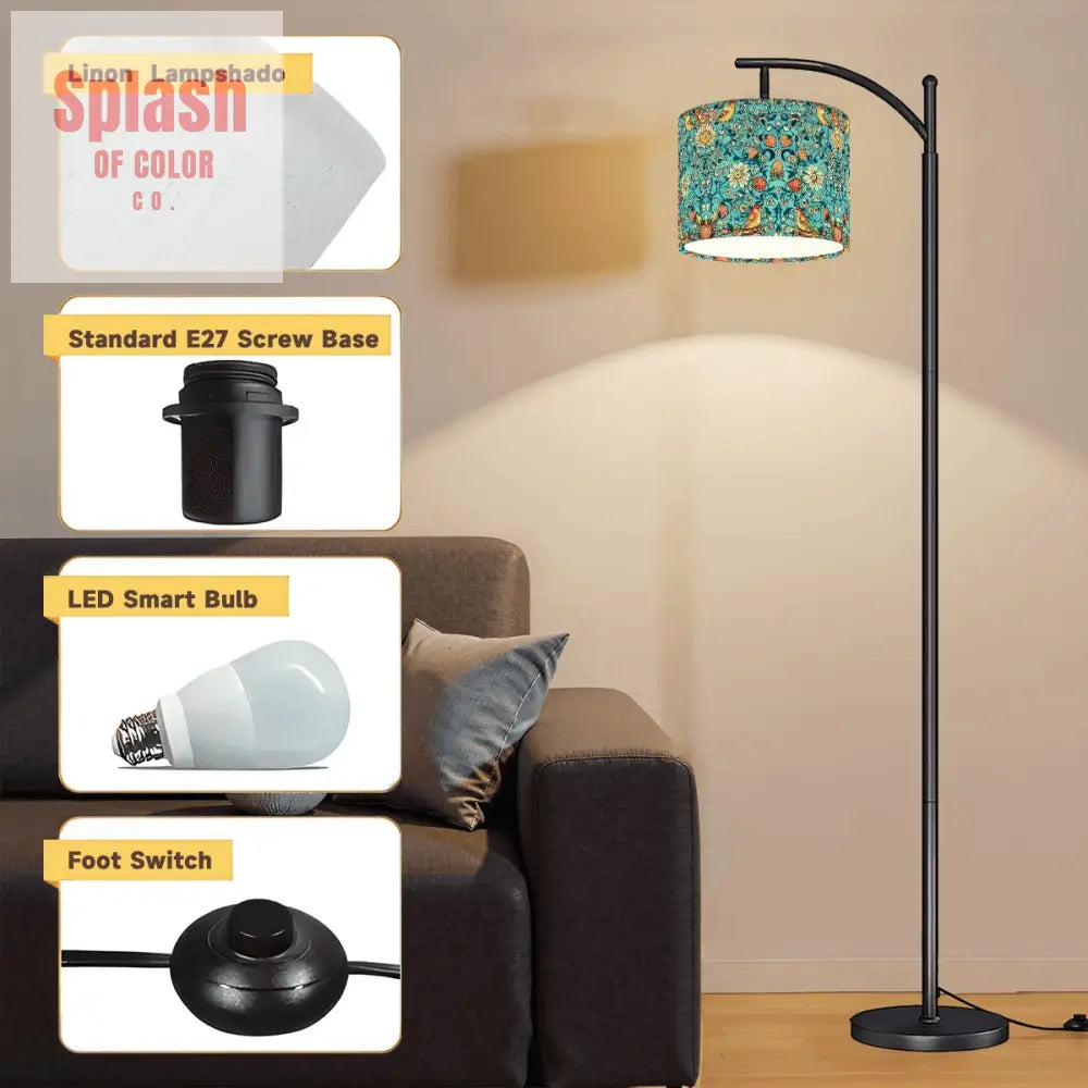 Arc Floor Lamp (Made in USA) - One Size - Floor Lamps