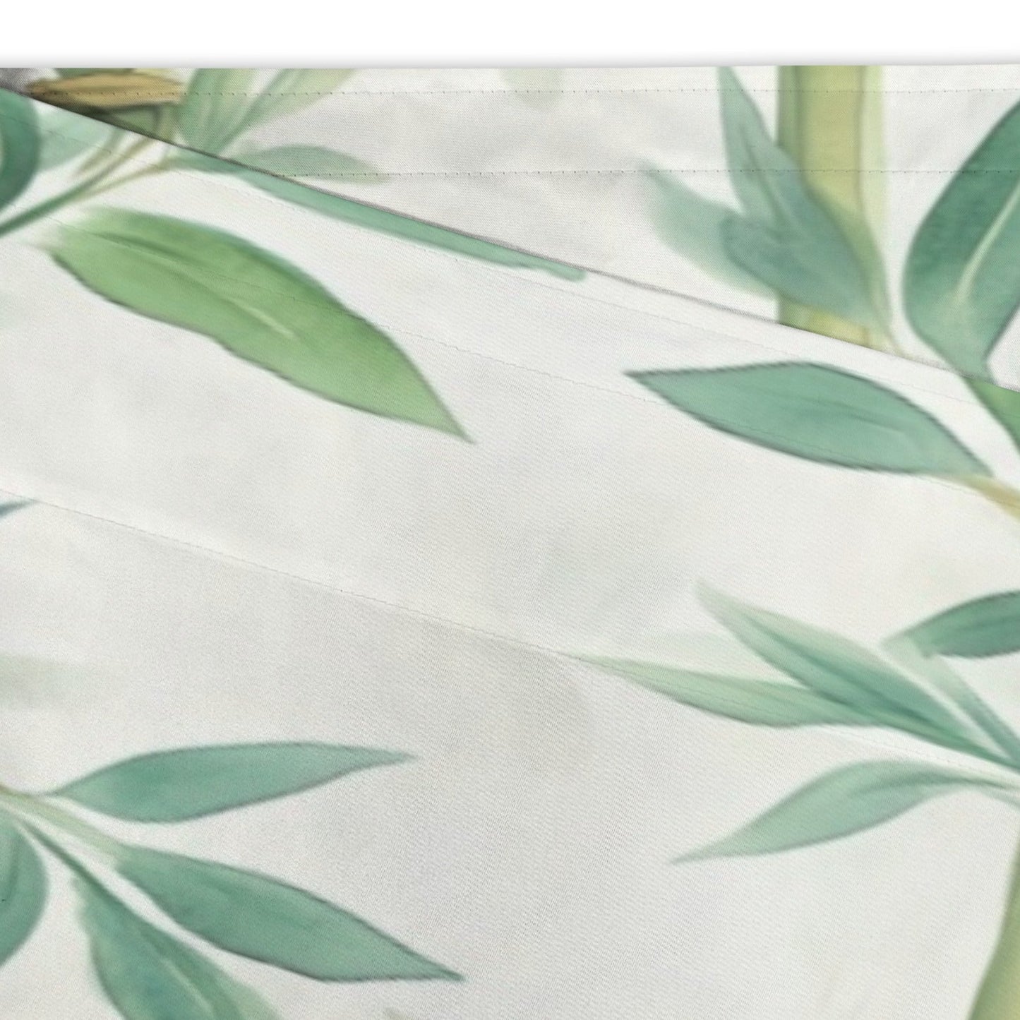 Asian Bamboo Floral Trees Zen Garden Cafe Kitchen Valance - One Size - Curtains