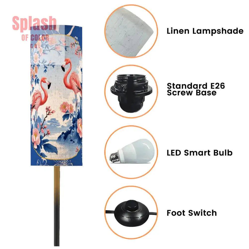 Floor Lamp Modern Standing Lamp (Made in USA) - One Size - Floor Lamps