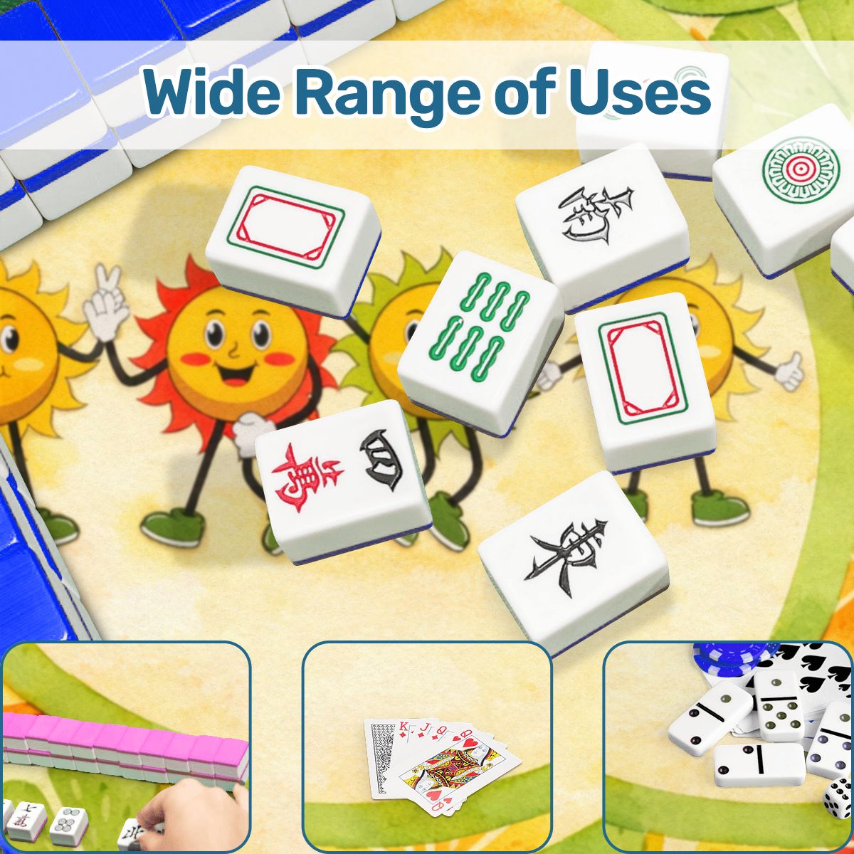 The Charleston Happy Play Mini Mahjong Mat - Splash of Color Co.