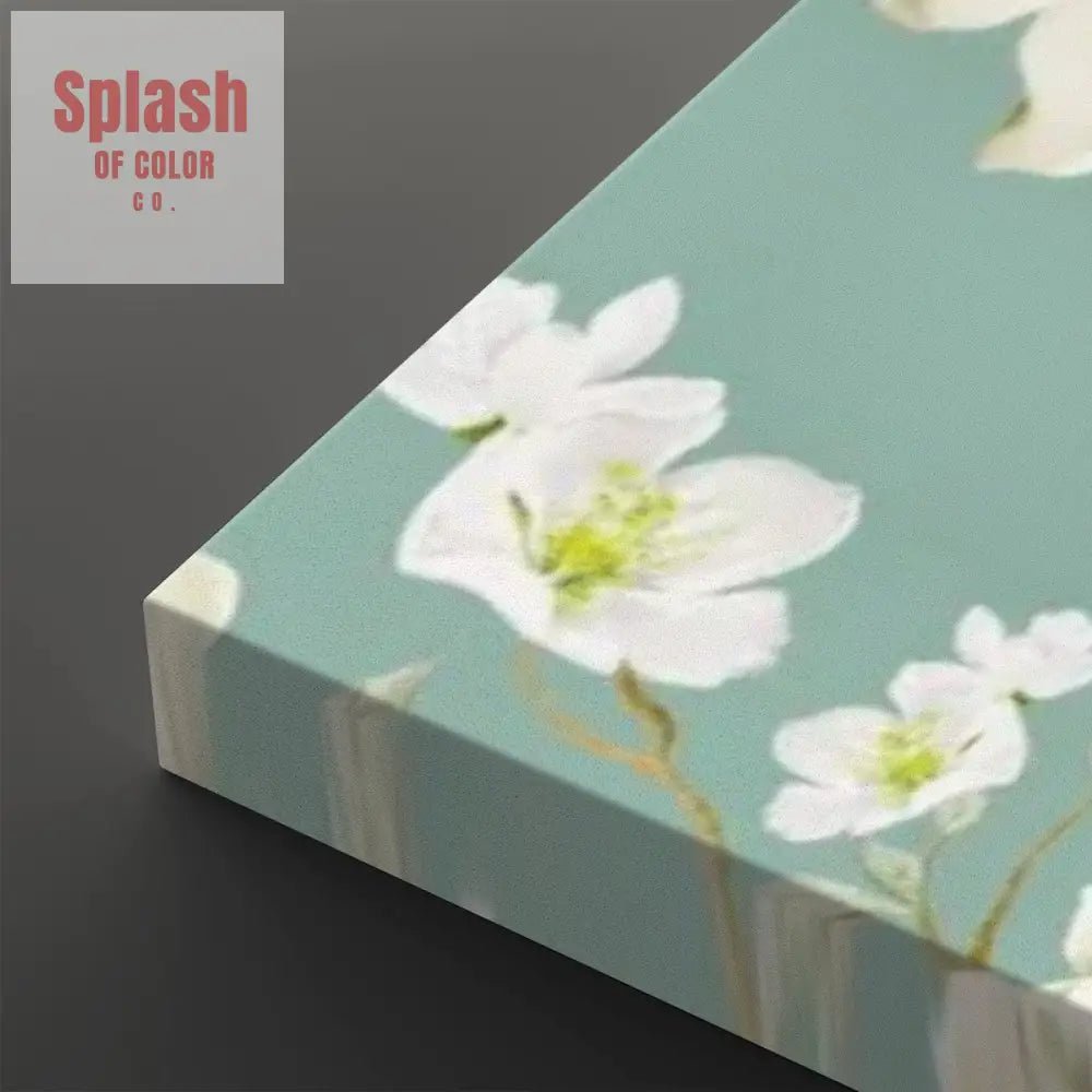 Dogs Playing Mahjong Funny Whimsical Floral Vintage Look Mahj Art - Splash of Color co.