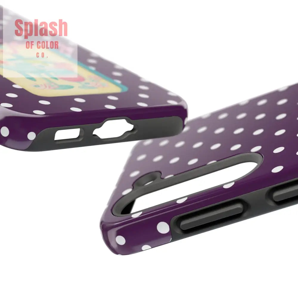 Chic Mahjong Phone Case | Cute Polka Dot Design for Game Lovers Great Gift for Birthdays & Holidays Unique Accessories