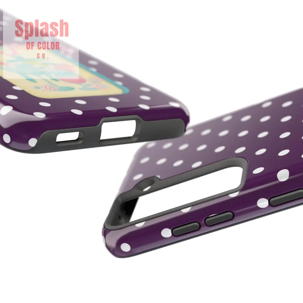 Chic Mahjong Phone Case | Cute Polka Dot Design for Game Lovers Great Gift for Birthdays & Holidays Unique Accessories