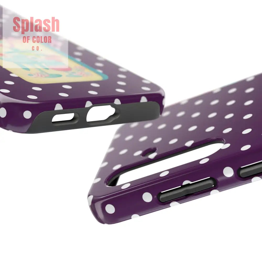 Chic Mahjong Phone Case | Cute Polka Dot Design for Game Lovers Great Gift for Birthdays & Holidays Unique Accessories