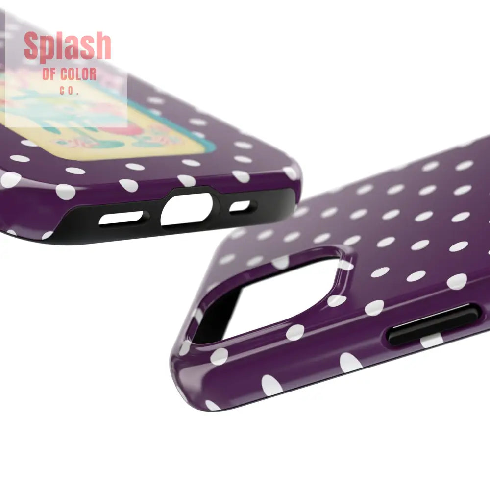 Chic Mahjong Phone Case | Cute Polka Dot Design for Game Lovers Great Gift for Birthdays & Holidays Unique Accessories