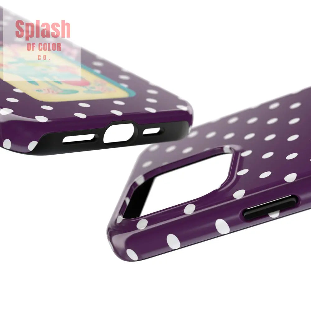 Chic Mahjong Phone Case | Cute Polka Dot Design for Game Lovers Great Gift for Birthdays & Holidays Unique Accessories
