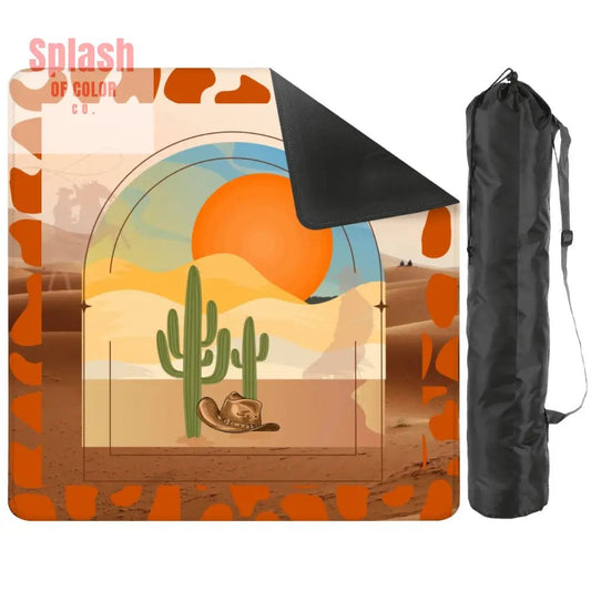 Dark Desert Highway Arizona State Mahjong Mat - Splash of Color co.