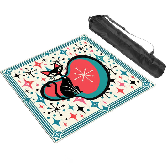 Modtastic Cat’s Meow Mahjong Mat Sleek Surface - Splash Of Mahj And Color Co.