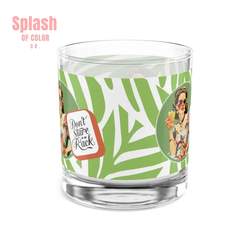 Don’t Stare At My Rack Funny Mahjong Bourbon Whiskey Cheeky Vintage Lady Cheeky Fun Mahj Lover Gift 10oz Mug
