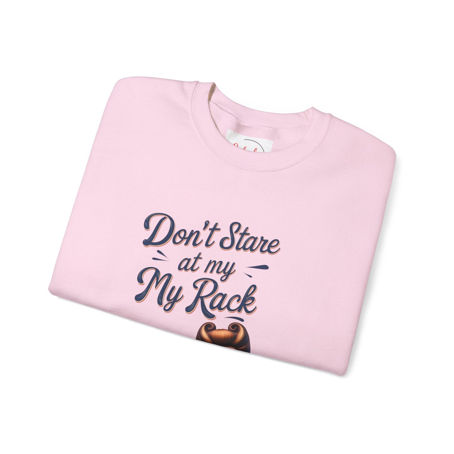 Don’t Stare At My Rack Funny Mahjong Quirky Graphic Sweatshirt Fun Gift for Mahj Gamers - Sweatshirt
