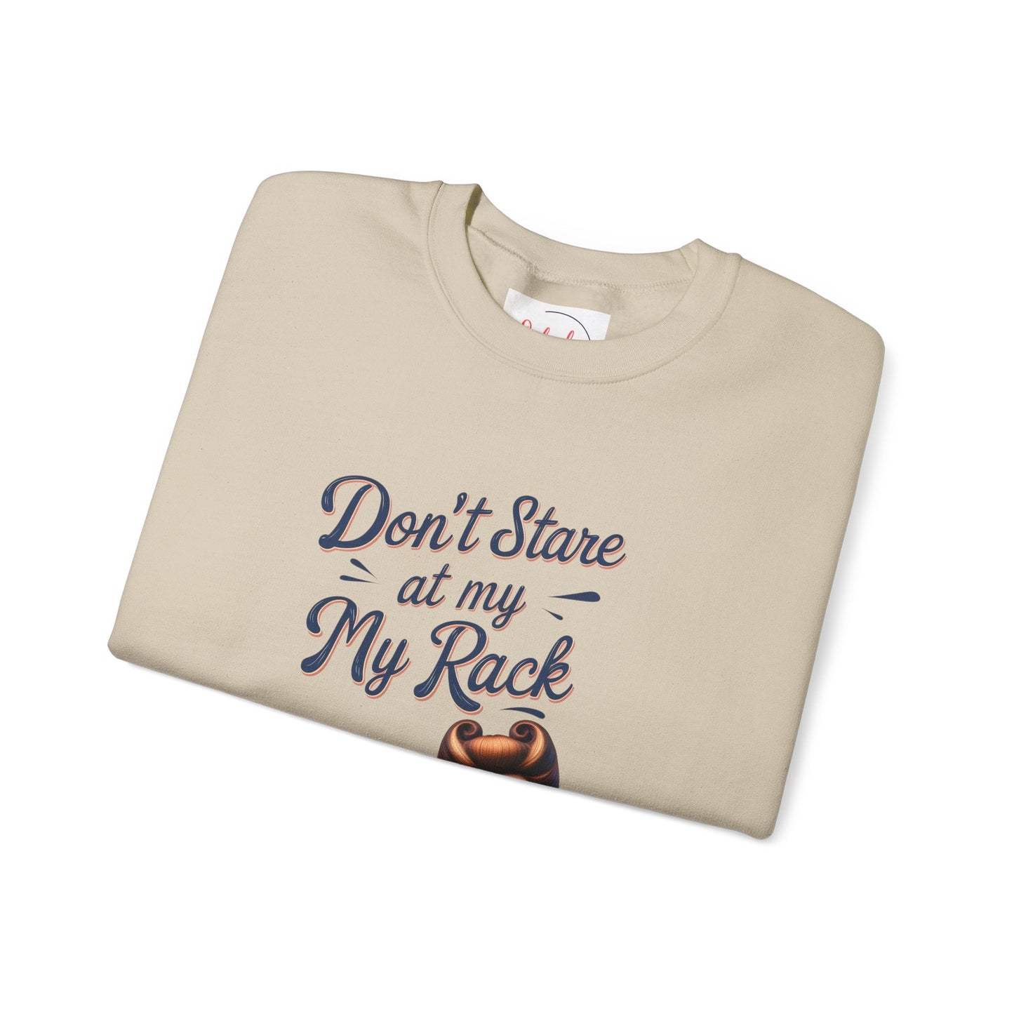 Don’t Stare At My Rack Funny Mahjong Quirky Graphic Sweatshirt Fun Gift for Mahj Gamers - Sweatshirt