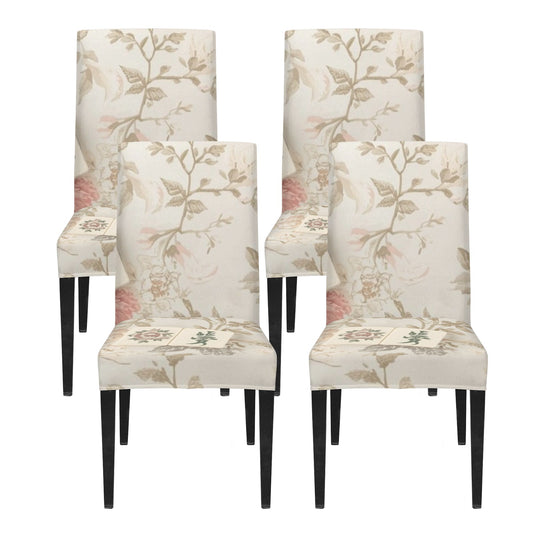 Mahjong Room Chair Covers, Watercolor Asian Design - Splash of Color Co.