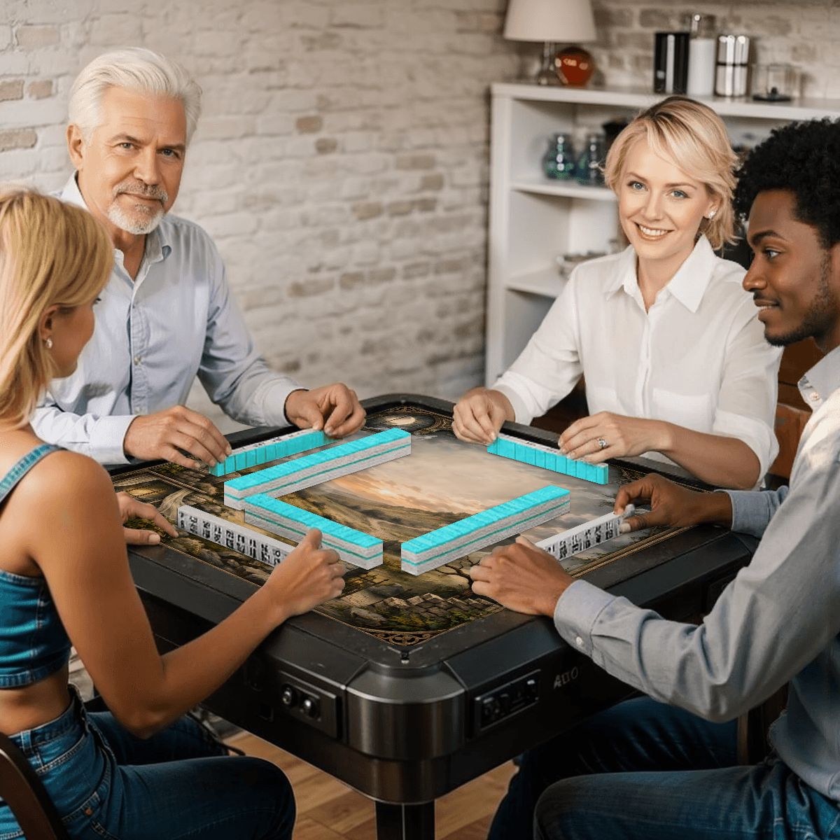 Specters Of The Moors Wuthering Heights Mahjong Mat - Splash of Color Co.