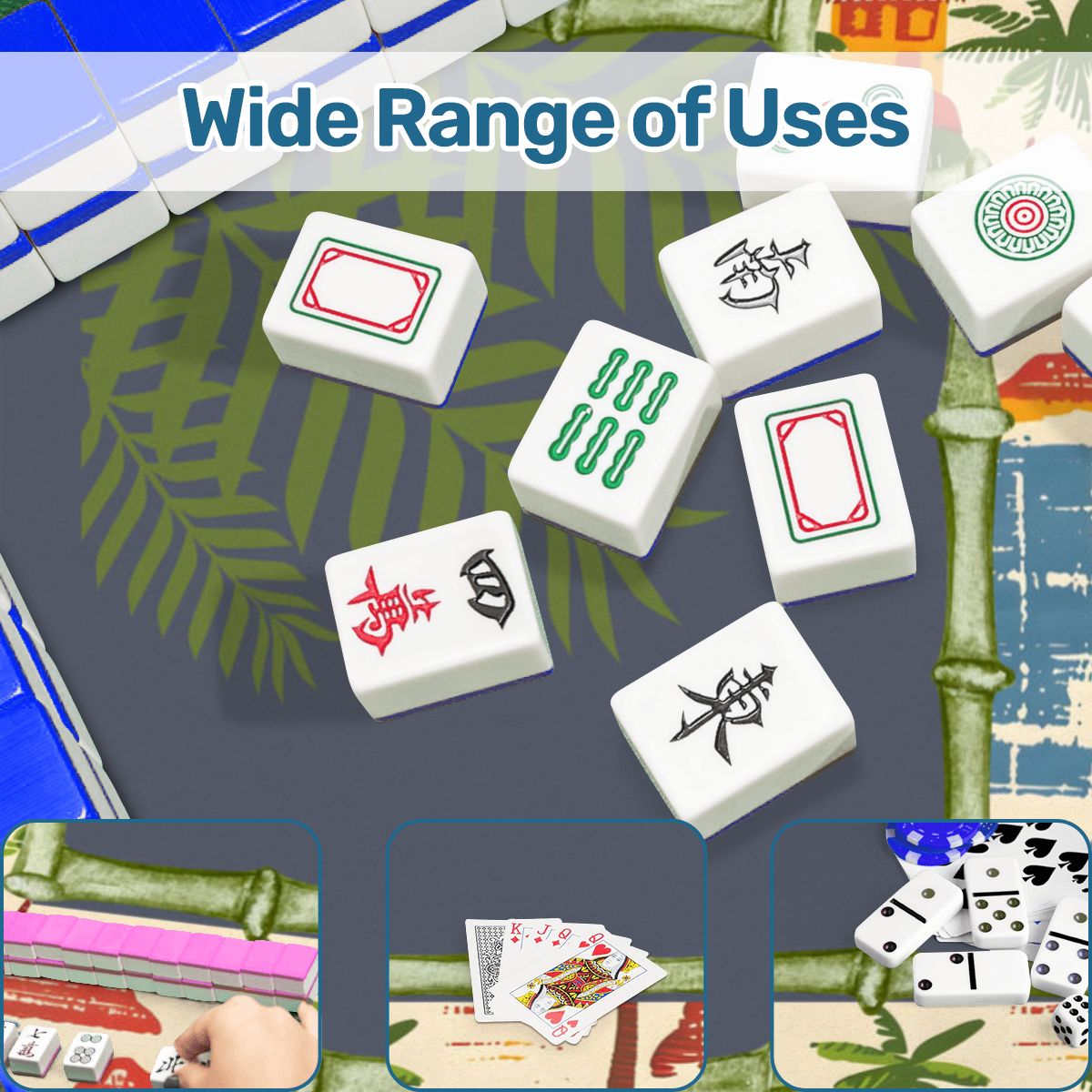Old World Vintage Florida Beach Heritage Collection Mahjong Mat