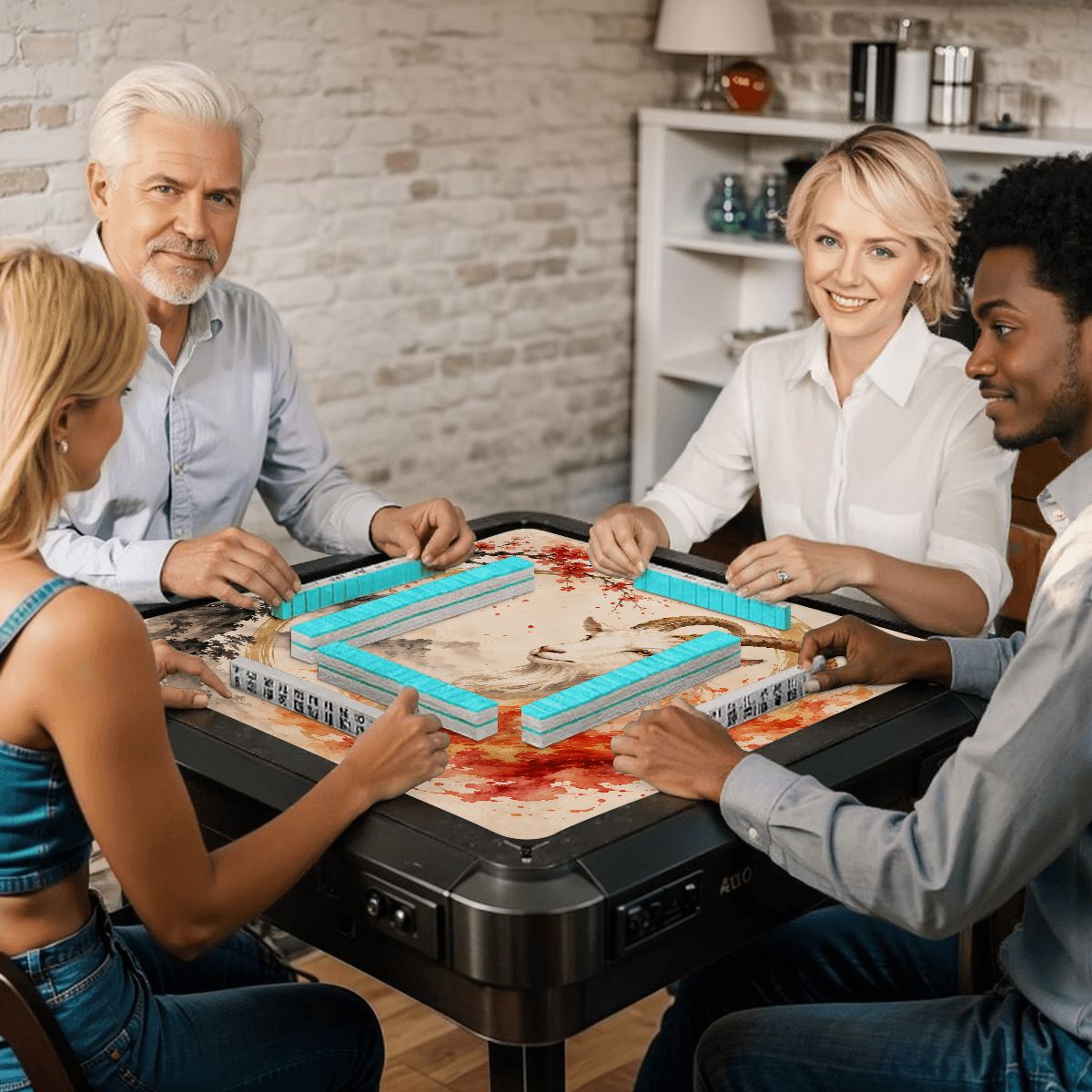 Year Of The Fire Goat Mahjong Mat