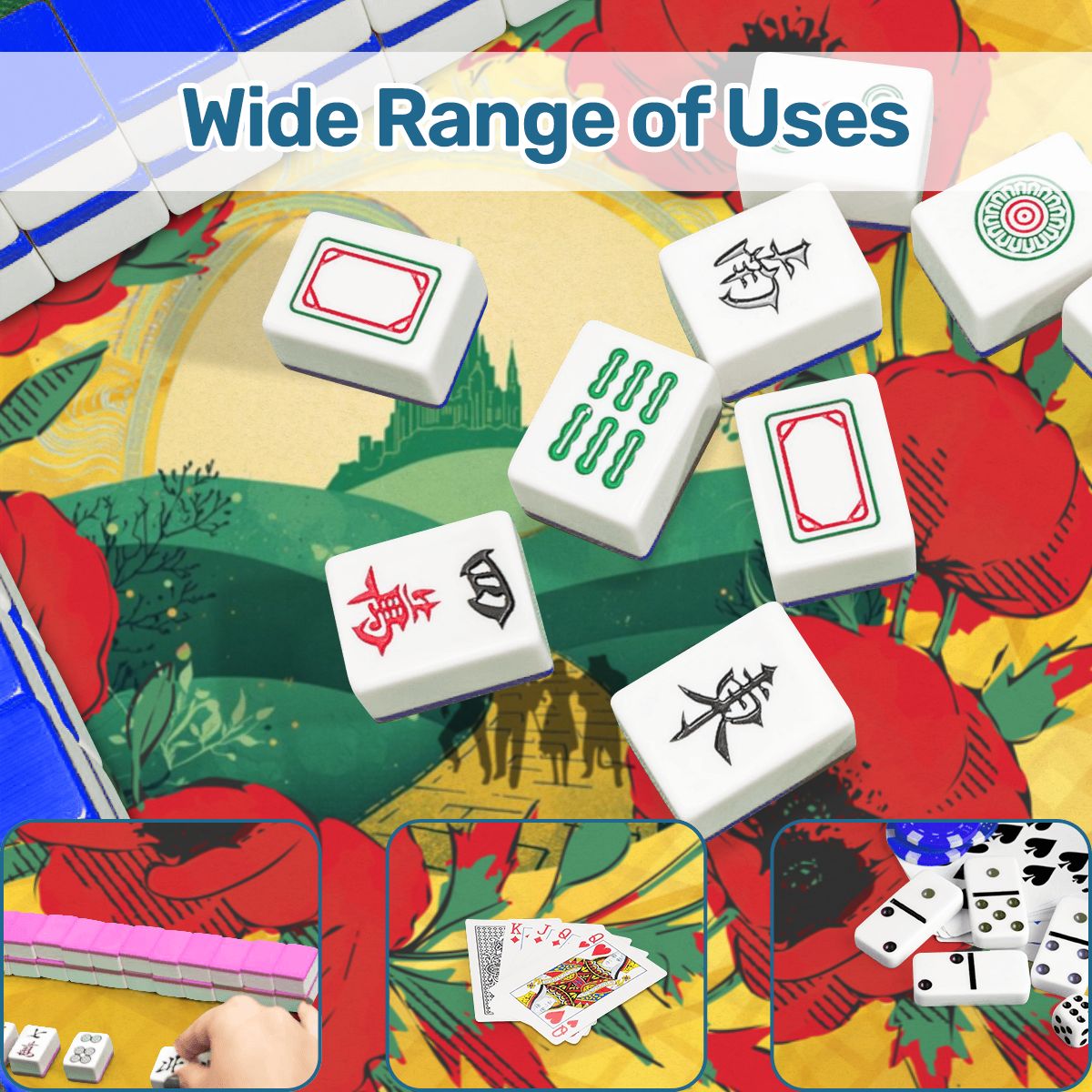 Mini Mahjong Mat Follow The Yellow Brick Road Oz Mat - Splash of Color Co.